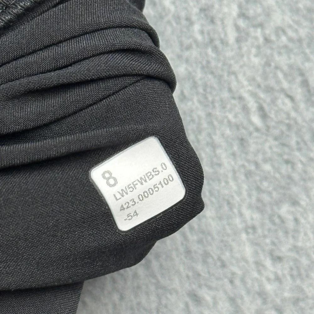 Lululemon Pants Women 6 Black Utilitech Relaxed Mid-Rise Trouser 7/8 Zip Pockets